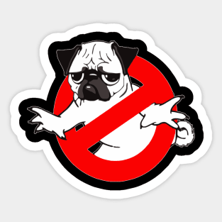 Pugbusters Sticker